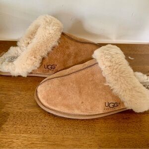 UGG Australia Tan Sheepskin Slippers